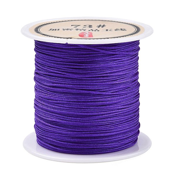

PandaHall 40 Yards Nylon Chinese Knot Cord, Nylon Jewelry Cord for Jewelry Making, Dark Violet, 0.6mm Nylon