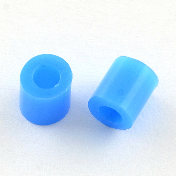 

PandaHall PE DIY Melty Beads Fuse Beads Refills, Tube, Dodger Blue, 8.5~9x9~9.5mm Plastic Tube Blue