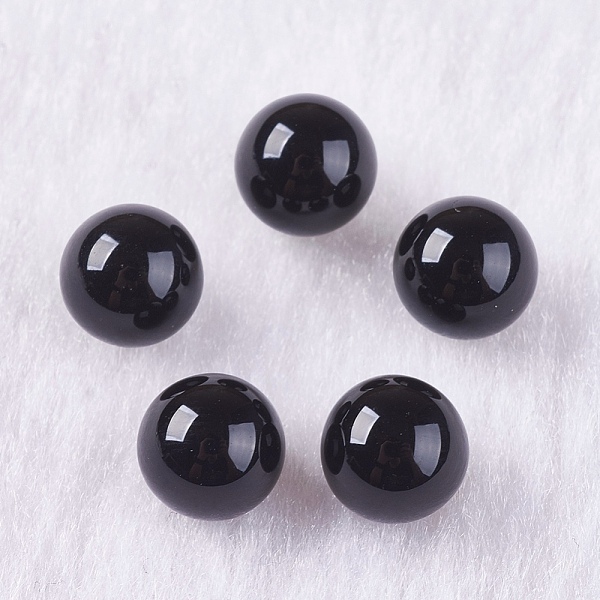 Natural Black Onyx Beads