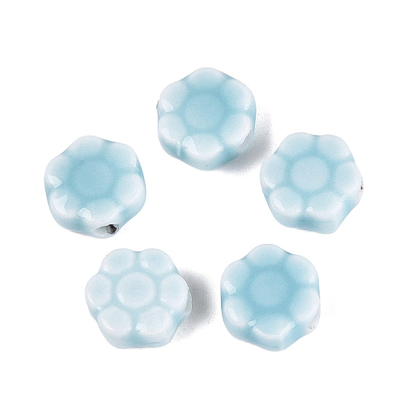 Vintage Handmade Porcelain Beads