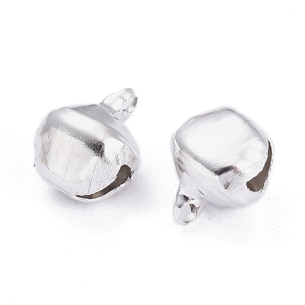 

PandaHall Iron Bell Charms, Silver Color Plated, 9.5x8x7mm, Hole: 1~2mm Iron Bell