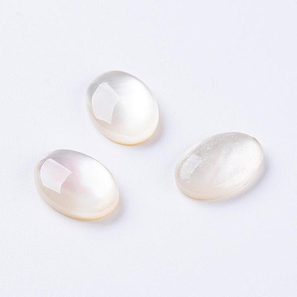 

PandaHall Shell Cabochons, Oval, 18x13x4.5mm Shell Oval