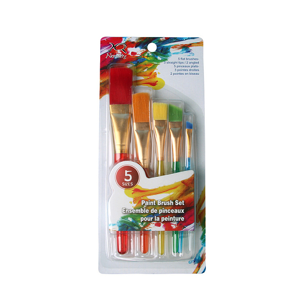

PandaHall Plastic Children's Nylon Brush Head Tempera Paint Brush Set, with Aluminium Tube, for Artist Painting Brush Supplies, Mixed Color..., Multicolor