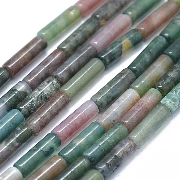 

PandaHall Natural Indian Agate Beads Strands, Column, 11~15x3.5~4.5mm, Hole: 1~1.2mm, about 28~30pcs/strand, 15.1~15.9 inch(38.5~40.5cm)...