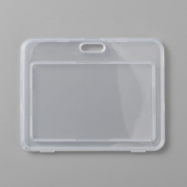 Clear Plastic ID Card Holder