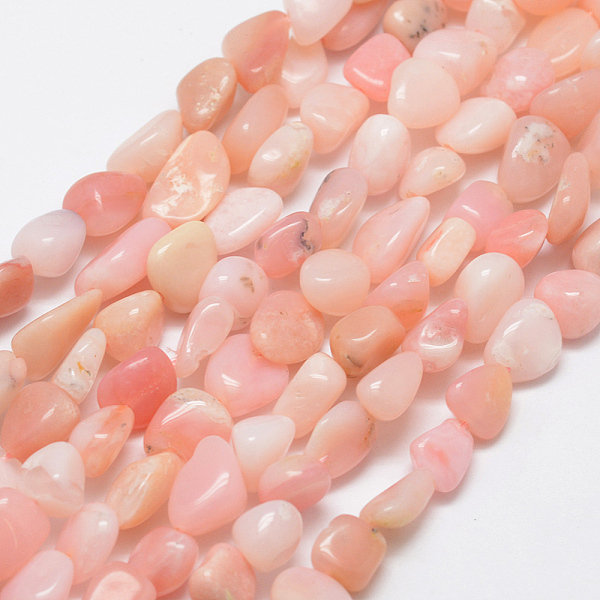 

PandaHall Natural Pink Opal Beads Strands, Tumbled Stone, Nuggets, 7~9x5~8mm, Hole: 1mm, about 55~61pcs/strand, 15.3 inch(39cm) Pink Opal...