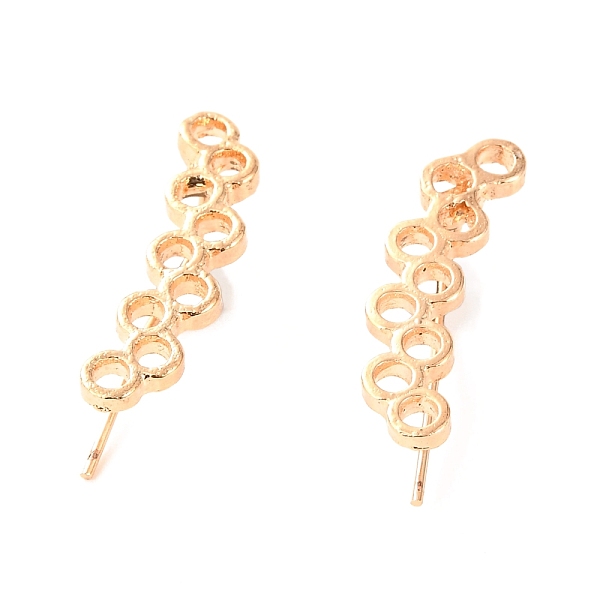 

PandaHall Alloy Dangle Earrings, Ring, Golden, 20x6mm, Pin: 0.6mm Alloy