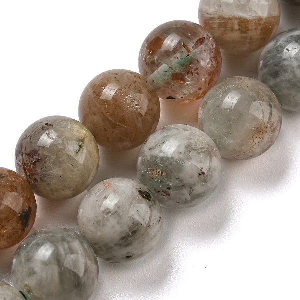 

PandaHall Natural Quartz Beads Strands, Round, 8mm, Hole: 1mm, about 51pcs/strand, 15.43''(39.2cm) Other Quartz Round