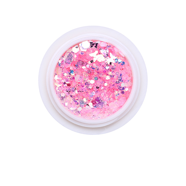 

PandaHall Shiny Nail Art Decoration Accessories, with Glitter Powder and Sequins, DIY Sparkly Paillette Tips Nail, Hot Pink...