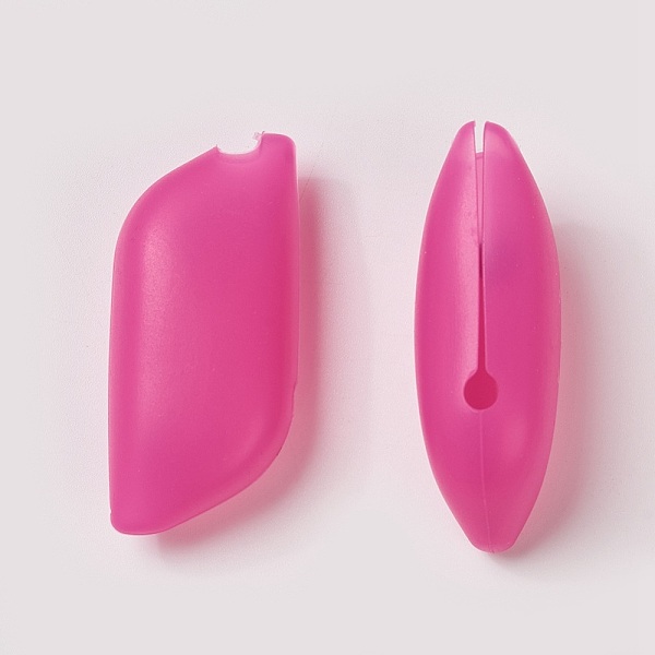 

PandaHall Silicone Portable Toothbrush Case, Deep Pink, 60x26x19mm Silicone Pink