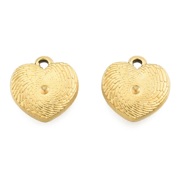 

PandaHall Ion Plating(IP) 201 Stainless Steel Pendant Rhinestone Settings, Heart, Real 18K Gold Plated, Fit For 1.8mm Rhinestone...
