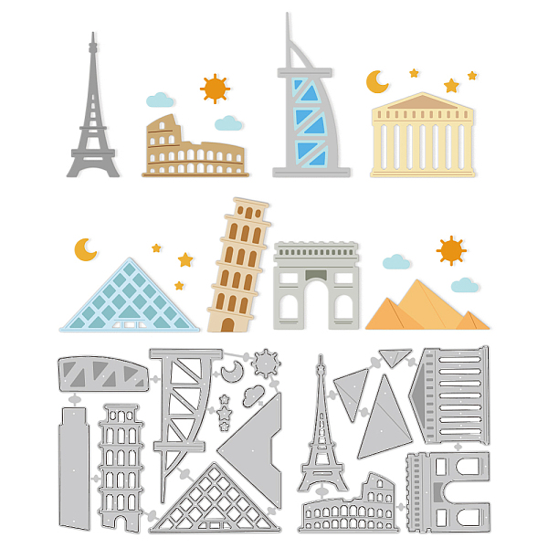

PandaHall Carbon Steel Cutting Dies Stencils, for DIY Scrapbooking, Photo Album, Decorative Embossing Paper Card, Greeting Card Mold...