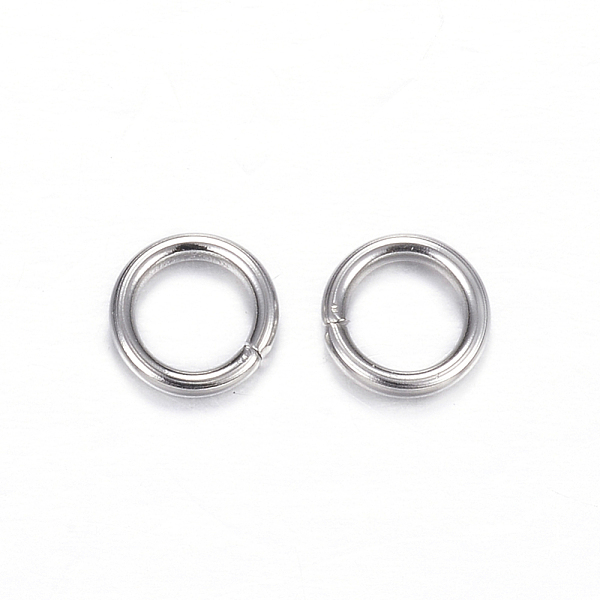 

PandaHall 304 Stainless Steel Jump Rings, Stainless Steel Color, 12 Gauge, 14x2mm, Inner Diameter: 10mm 304 Stainless Steel