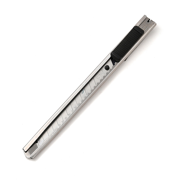 

PandaHall Jewelry Knife, Iron/Plastic, Platinum, 130x12x10mm Iron