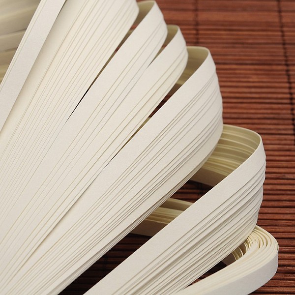 

PandaHall Quilling Paper Strips, Antique White, 530x5mm, about 120strips/bag Paper Orange
