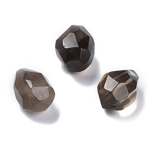 

PandaHall Natural Smoky Quartz Beads, No Hole/Undrilled, Faceted, Nuggets, 15~19x13~15x12~15mm Smoky Quartz Nuggets