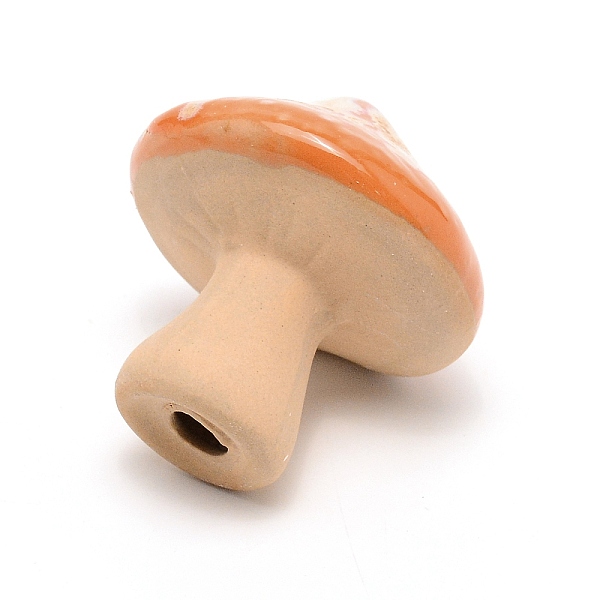 

PandaHall Mushroom Shape Porcelain Home Ornaments, for Fleshy Bonsai Display Decoration, Coral, 59.5~60.5x64~64.5mm Porcelain Mushroom Red