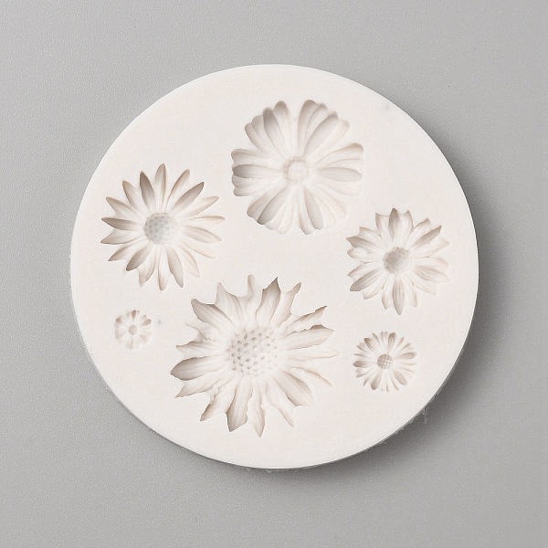 Moules en silicone en forme de fleur