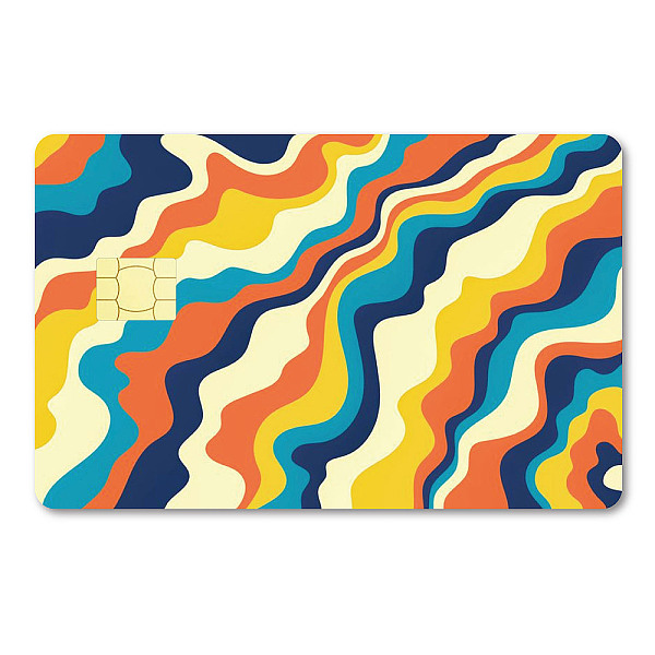 

PandaHall PVC Plastic Waterproof Card Stickers, Self-adhesion Card Skin for Bank Card Decor, Rectangle, Others, 186.3x137.3mm Plastic Others