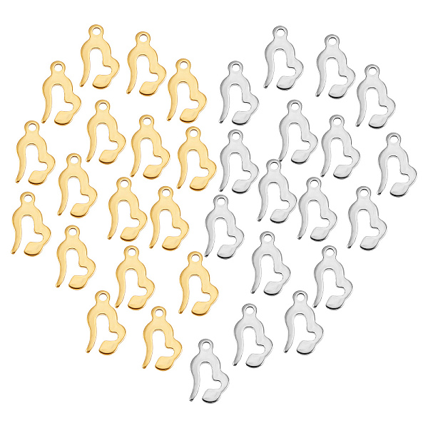 40Pcs 2 Colors Pvd … - image