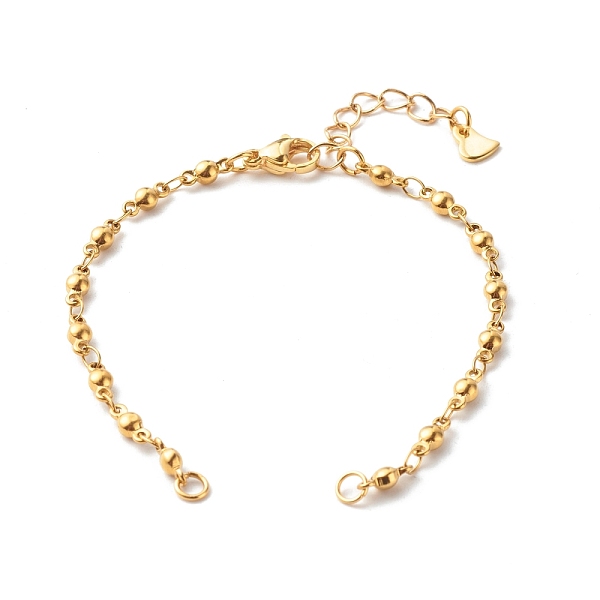 

PandaHall Bracelet Making Accessories, with Soldered Brass Curb Chain, 304 Stainless Steel Bar Link Chain, Lobster Claw Clasps, Charms &...