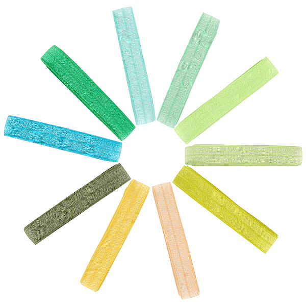 

PandaHall BENECREAT 32 Yards Folded Elastic, 0.6inch Sewing Elastic with 10 Pieces of Wire Twist Ties, Cross-Colour Elastic for Curtains..., Multicolor