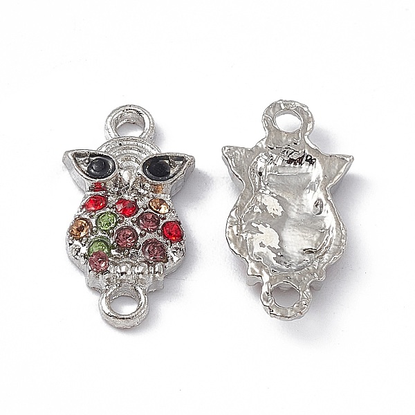 Alloy Rhinestones Connector Charms