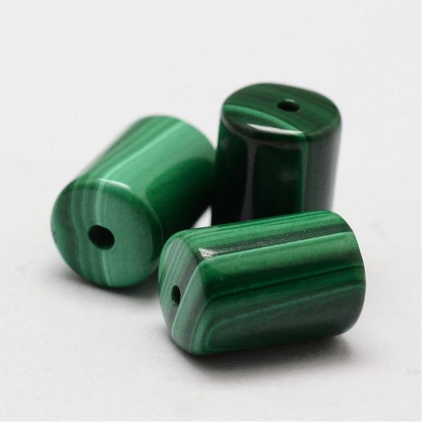 Column Natural Malachite Beads