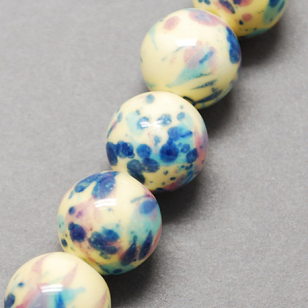 

PandaHall Handmade Porcelain Beads, Round, Champagne Yellow, 8mm Porcelain Round Yellow