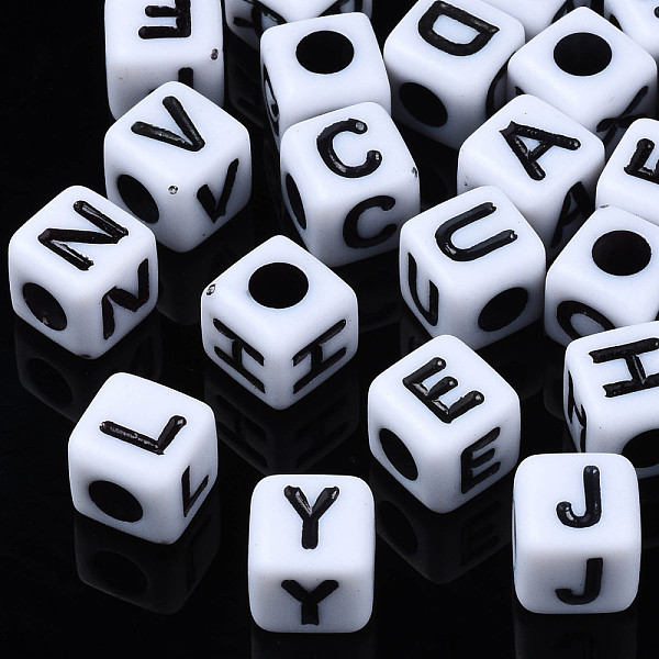 Opaque Acrylic Beads - image