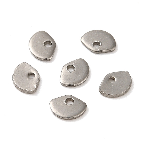 

PandaHall 201 Stainless Steel Charms, Laser Cut, Fan Charm, Stainless Steel Color, 6x7.5x1mm, Hole: 1.2mm 201 Stainless Steel Fan