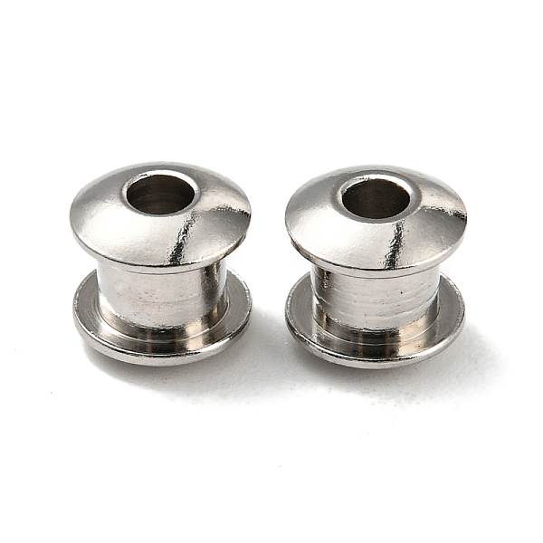 

PandaHall 201 Stainless Steel Beads, Column, Stainless Steel Color, 7x6.5mm, Hole: 2.3mm 201 Stainless Steel Column