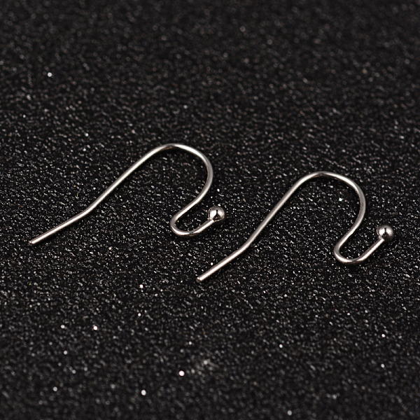

PandaHall 304 Stainless Steel Earring Hook Jewelry Findings, Stainless Steel Color, 21x12mm, 21 Gauge, Pin: 0.7mm 304 Stainless Steel