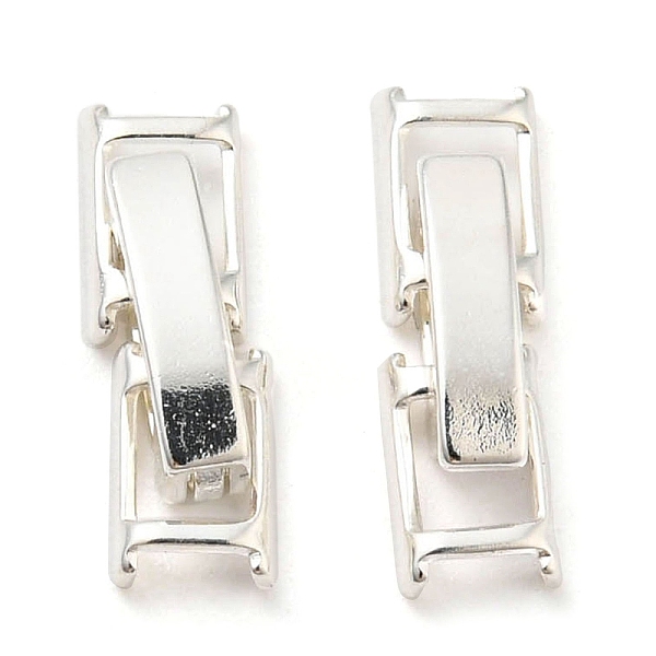 

PandaHall Eco-Friendly Brass Watch Band Clasps, Long-Lasting Plated, Lead Free & Cadmium Free, Silver, 17x4.5x4mm Brass