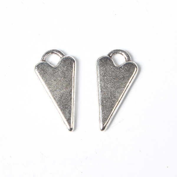 

PandaHall Tibetan Style Alloy Pendants, Heart, Lead Free and Cadmium Free, Antique Silver, 22x11x3mm, Hole: 3mm Alloy Heart