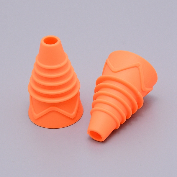 

PandaHall Silicone Reusable Fruit Fly Traps, for Capturing Skeeter, Orange, 5.4x3.3cm Silicone Orange