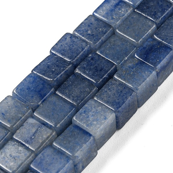 

PandaHall Natural Blue Aventurine Beads Strands, Cube, 6~6.5x6~6.5x6~6.5mm, Hole: 1.2mm, about 63~64pcs/strand, 15''~15.16''(38.1~38.5cm)...