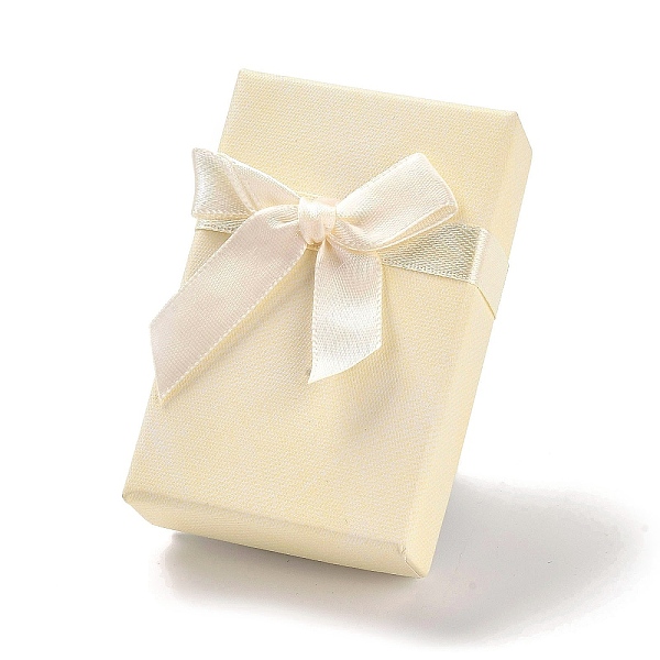 

PandaHall Cardboard Jewelry Set Packaging Boxes, with Sponge Inside, for Rings, Small Watches, Necklaces, Earrings, Bracelet, Rectangle with..., Gold