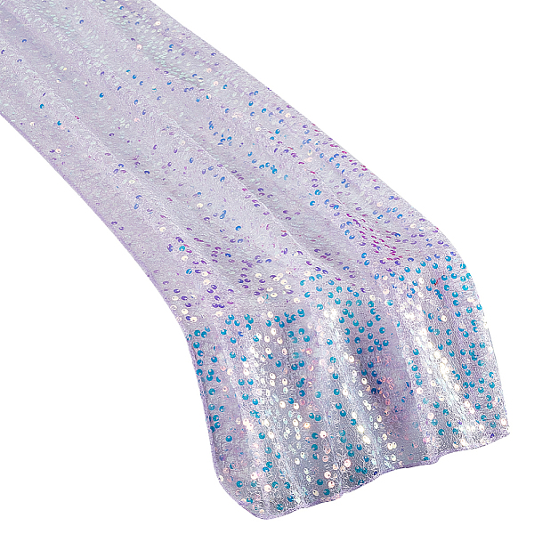 1 chemin de table à paillettes en polyester