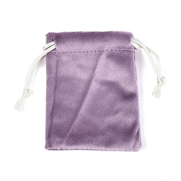 Pochettes de rangement à cordon pour bijoux en velours