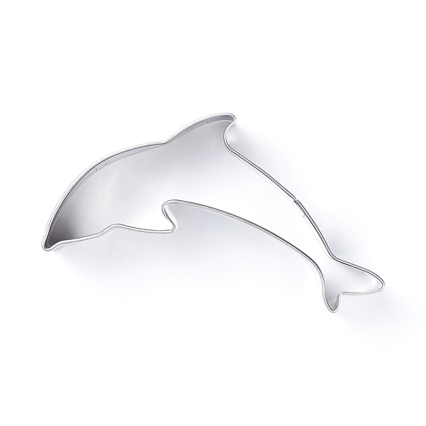 

PandaHall Stainless Steel Cookie Cutters, Cookies Moulds, DIY Biscuit Baking Tool, Dolphin, Stainless Steel Color, 38x75x17.5mm Stainless...