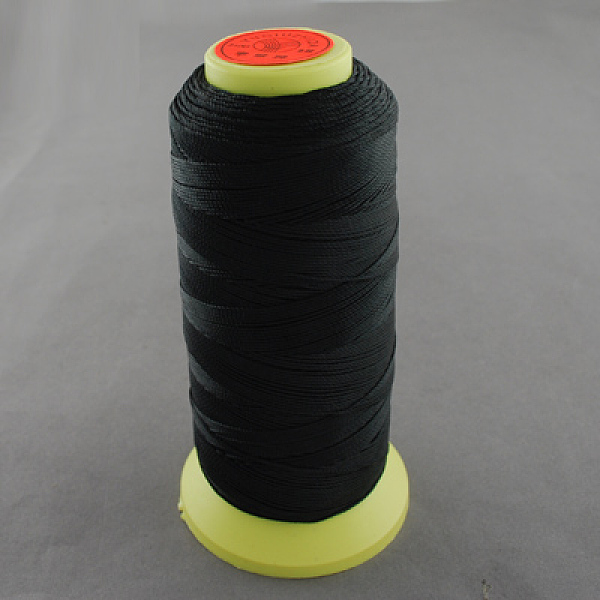 

PandaHall Nylon Sewing Thread, Black, 0.6mm, about 500m/roll Nylon Black