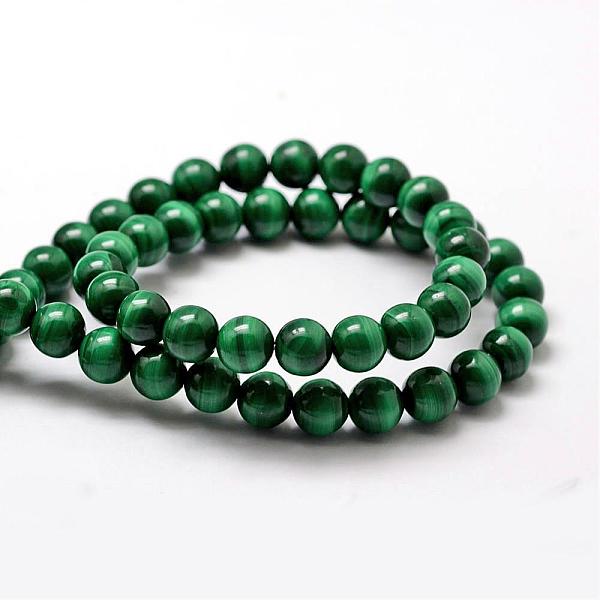 Natural Malachite Bead Strands