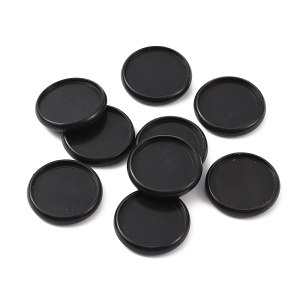 

PandaHall ABS Plastic Loose Leaf Binder Discs, Expansion Binder Rings for DIY Notebook & Artwork, Black, 2.75x0.45cm, Inner Diameter: 2.4cm...
