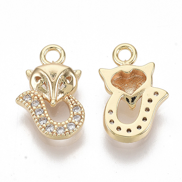 Brass Micro Pave Cl… - image