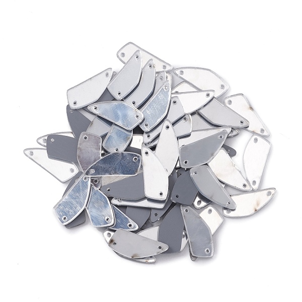 

PandaHall Sew On Mirror Rhinestones, Polygon Shape Acrylic Pieces, with Holes for Costume Evening Dresses Clothing Wedding Dress Decoration..., Clear