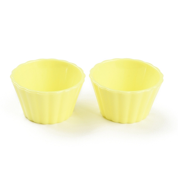 

PandaHall Mini Plastic Simulated Egg Tart Cup, Miniature Landscape Kitchen Model Dollhouse Accessories Decorations, Yellow, 37x21mm Plastic...