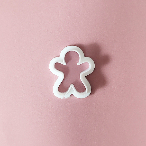 

PandaHall Plastic Plasticine Tools, Clay Cutters, Modeling Tools, WhiteSmoke, Gingerbread Man, 3.2x2.65cm Plastic Gingerbread Man White