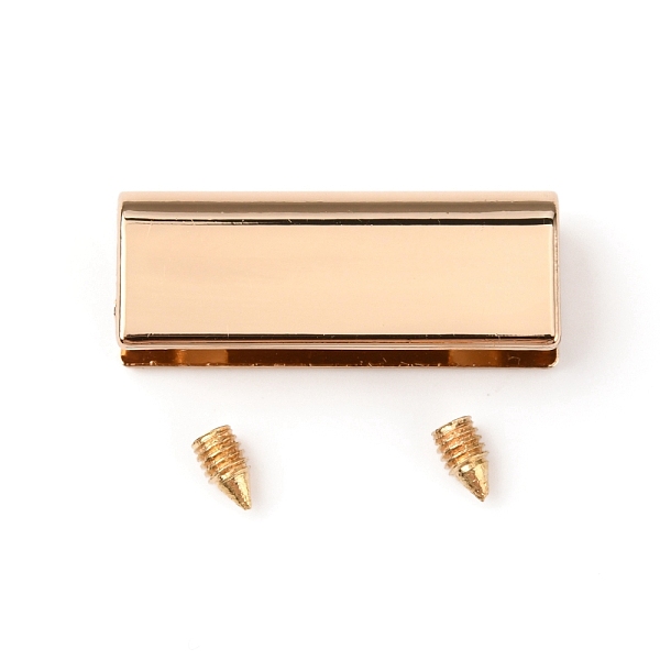 

PandaHall Alloy Bag Decorative Edge Buckles, Belt End Tip Hardwares, Arch, Light Gold, 2.55x0.95x0.6cm, Inner Diameter: 0.4x2.55cm Alloy