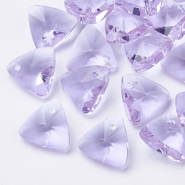 PandaHall K9 Glass Rhinestone Charms, Triangle, Violet, 11x12x6mm, Hole: 1mm Glass Triangle PandaHall K9 Glass Rhinestone Charms, Triangle, Violet, 11x12x6mm, Hole: 1mm Glass Triangle